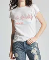 RECYCLED KARMA DEF LEPPARD HIGH 'N' DRY TOUR 1986 TEE IN WHITE