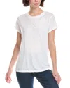 Recycled Karma Distressed T-shirt In White