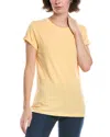 Recycled Karma Distressed T-shirt In Yellow