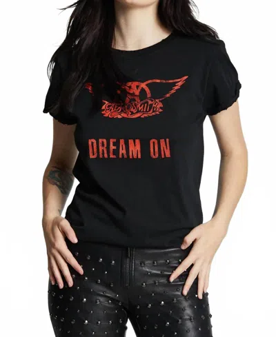 Recycled Karma Dream On Tee In Black/red In Multi