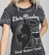 Recycled Karma Sun Records X Elvis Presley King Tee In Black In Grey