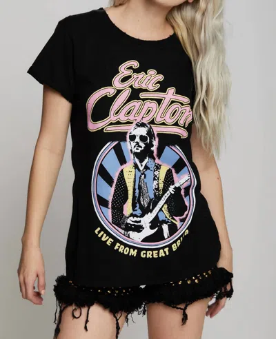 Recycled Karma Eric Clapton Tee In Black