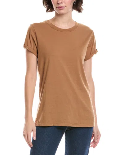 Recycled Karma Fitted T-shirt In Brown