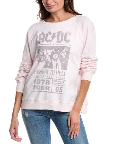 Recycled Karma Graphic Sweatshirt In Pink
