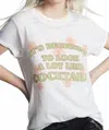 Recycled Karma Holidazed Burnout Tee In White In White