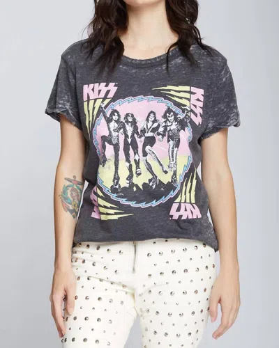 Recycled Karma Kiss Destroyer '76 Tee In Black