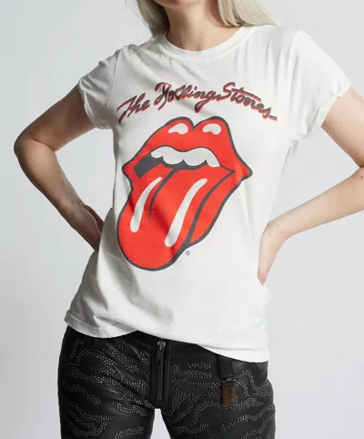 Recycled Karma Live In Concert Stones Shirt In White