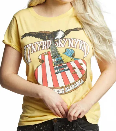 Recycled Karma Lynyrd Skynyrd Tee In Yellow