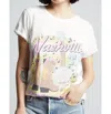 Recycled Karma Nashville Boots Tee In Off White In White