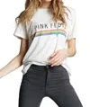 Recycled Karma Pink Floyd Rainbow Tee In White In White