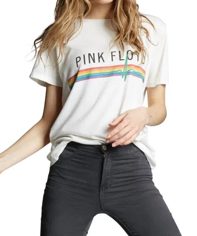 Recycled Karma Pink Floyd Rainbow Tee In White