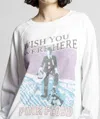 Recycled Karma Pink Floyd Sweatshirt In White In White
