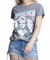 Recycled Karma Police 1983 World Tour Tee In Steel Gray In Gray