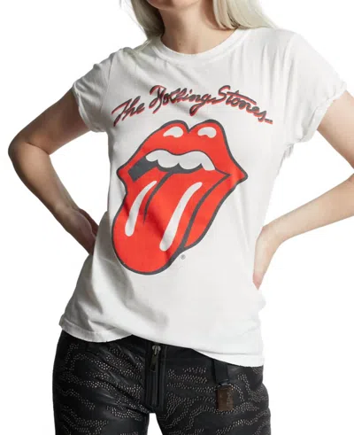Recycled Karma Rolling Stones Live Tee In White