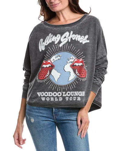 Recycled Karma Rolling Stones Sweatshirt In Gray
