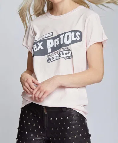 Recycled Karma Sex Pistols Filthy Lucre Live Tee In Petal In Beige