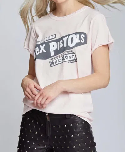 Recycled Karma Sex Pistols Filthy Lucre Live Tee In Petal In Pink