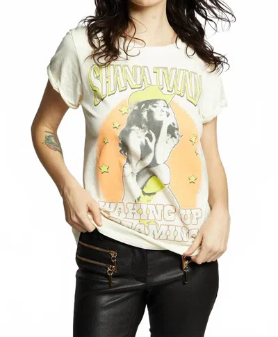 Recycled Karma Shania Twain Tee In White
