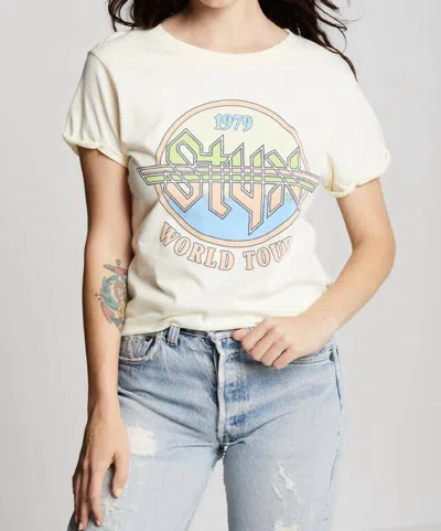 Recycled Karma Styx Renegade 1979 Tee In Pearl In Neutral