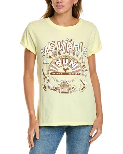 Recycled Karma Sun Records X Elvis Presley Memphis T-shirt In Yellow