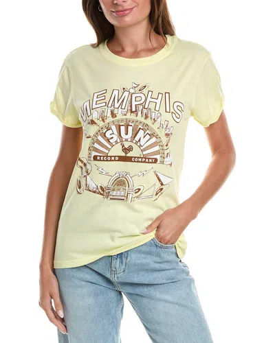 Recycled Karma Sun Records X Elvis Presley Memphis T-shirt In Yellow