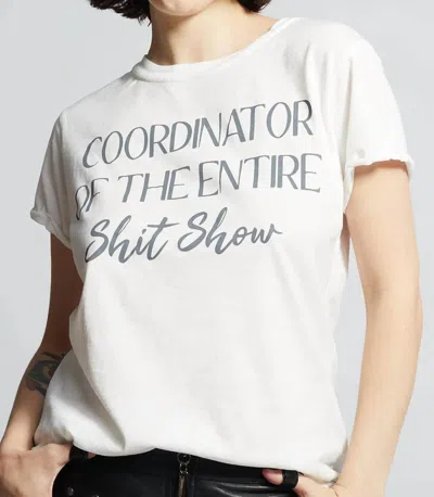 Recycled Karma The Coordinator Tee In White