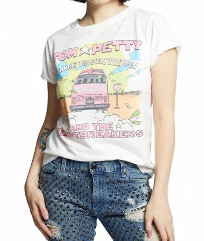 Recycled Karma Tom Petty And The Heartbreakers Tour Tee In Pearl In White
