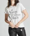Recycled Karma Vacay S'il Vous Plait T-shirt In White In White