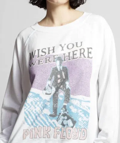 Recycled Karma Pink Floyd Sweatshirt In White