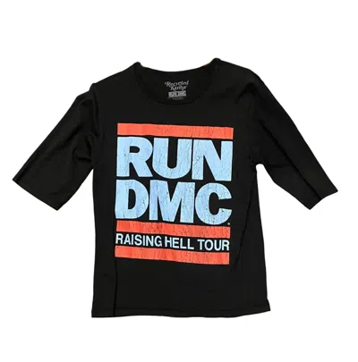 Recycled Karma Women's Run Dmc Raising Hell Tour Graphic Tee In Black