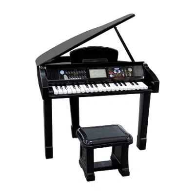 Red Box Toy Digital Piano With Stool Musical Instrument In Multi