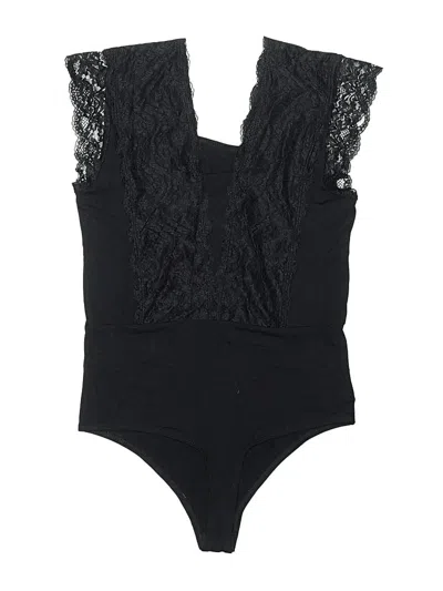 Pre-owned Red By Bke Bodysuit In Black