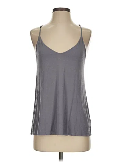 Pre-owned Red By Bke Tank Top Gray Halter Neckline Tops