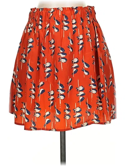 Pre-owned Red Camel Casual Skirt In Orange