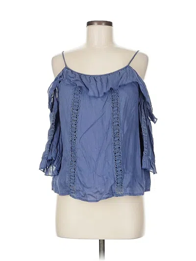 Pre-owned Red Camel Sleeveless Blouse In Blue