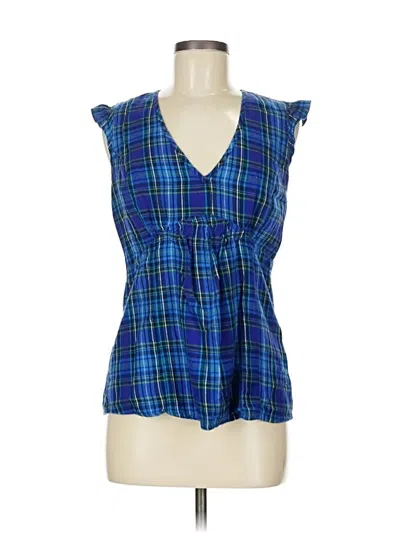 Pre-owned Red Camel Sleeveless Blouse In Blue