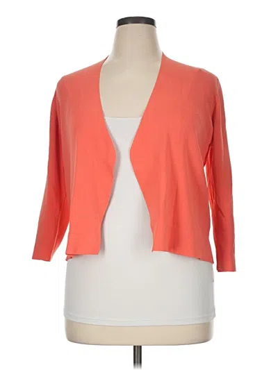 Pre-owned Red Cardigan Sweater In Orange