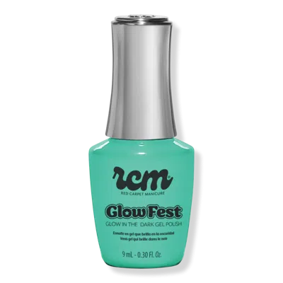 Red Carpet Manicure Glow Fest Glow In The Dark Led Gel Nail Polish - Turn Up The Glow In Green