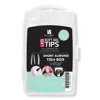 Red Carpet Manicure Led Soft Gel Short Almond Nail Tips