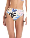 Red Carter Day Dreaming High Waist Swim Bottoms In Pink