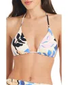 Red Carter Day Dreaming Triangle Top In Pink