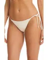Red Carter Eyelet Side Tie Bikini Bottom