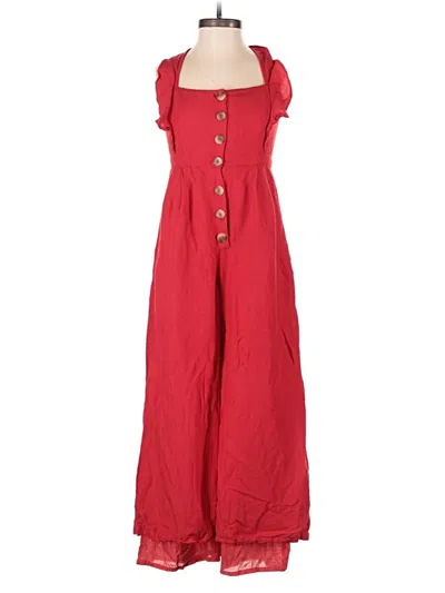 Pre-owned Red Carter Jumpsuit In Red