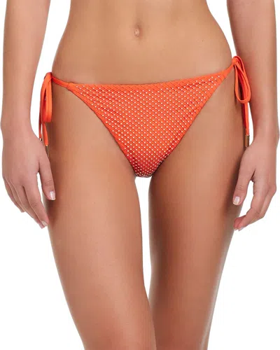 Red Carter One In A Million Tie Side Bottom In Orange