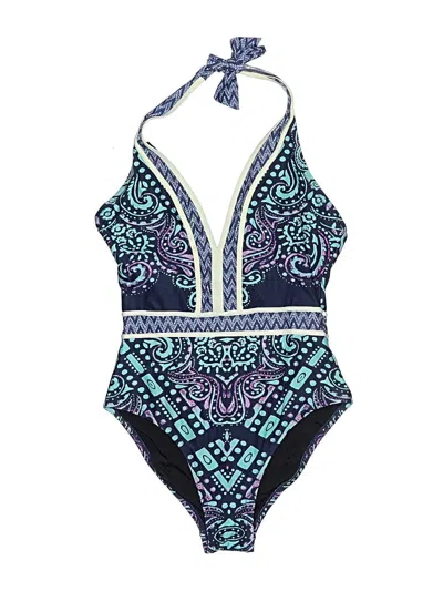 Pre-owned Red Carter One Piece Swimsuit In Blue