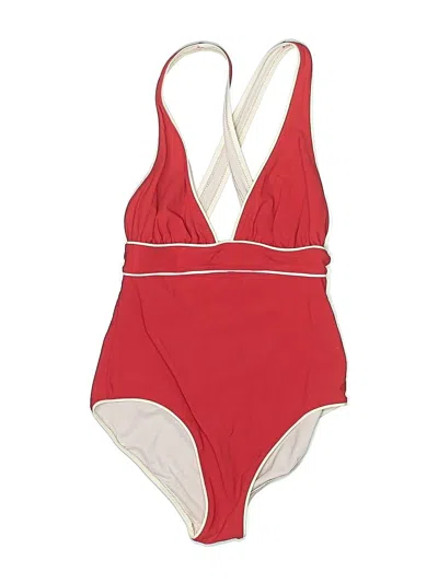 Pre-owned Red Carter One Piece Swimsuit In Red