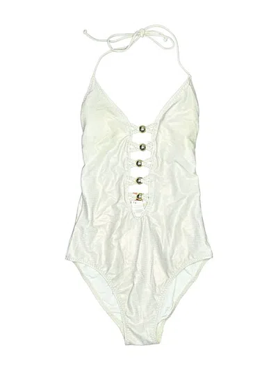 Pre-owned Red Carter One Piece Swimsuit In Silver