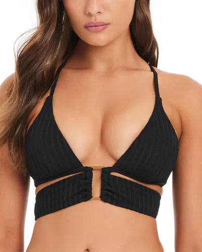 Red Carter Ribbed Textured Cutout Cami