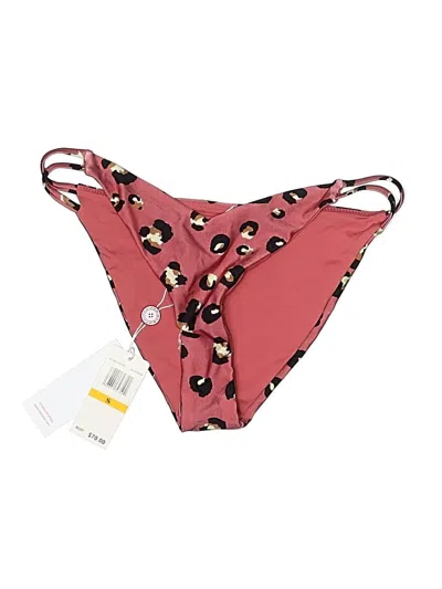 Red Carter Swimsuit Bottoms In Pink