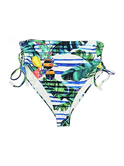Red Carter Swimsuit Bottoms In Green